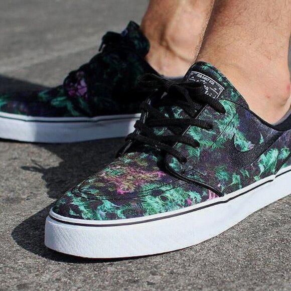 NIKE SB Stefan Janoski CNVS PRM Premium Palm Leaves 705190-301 - Size 10 US - Picture 15 of 16